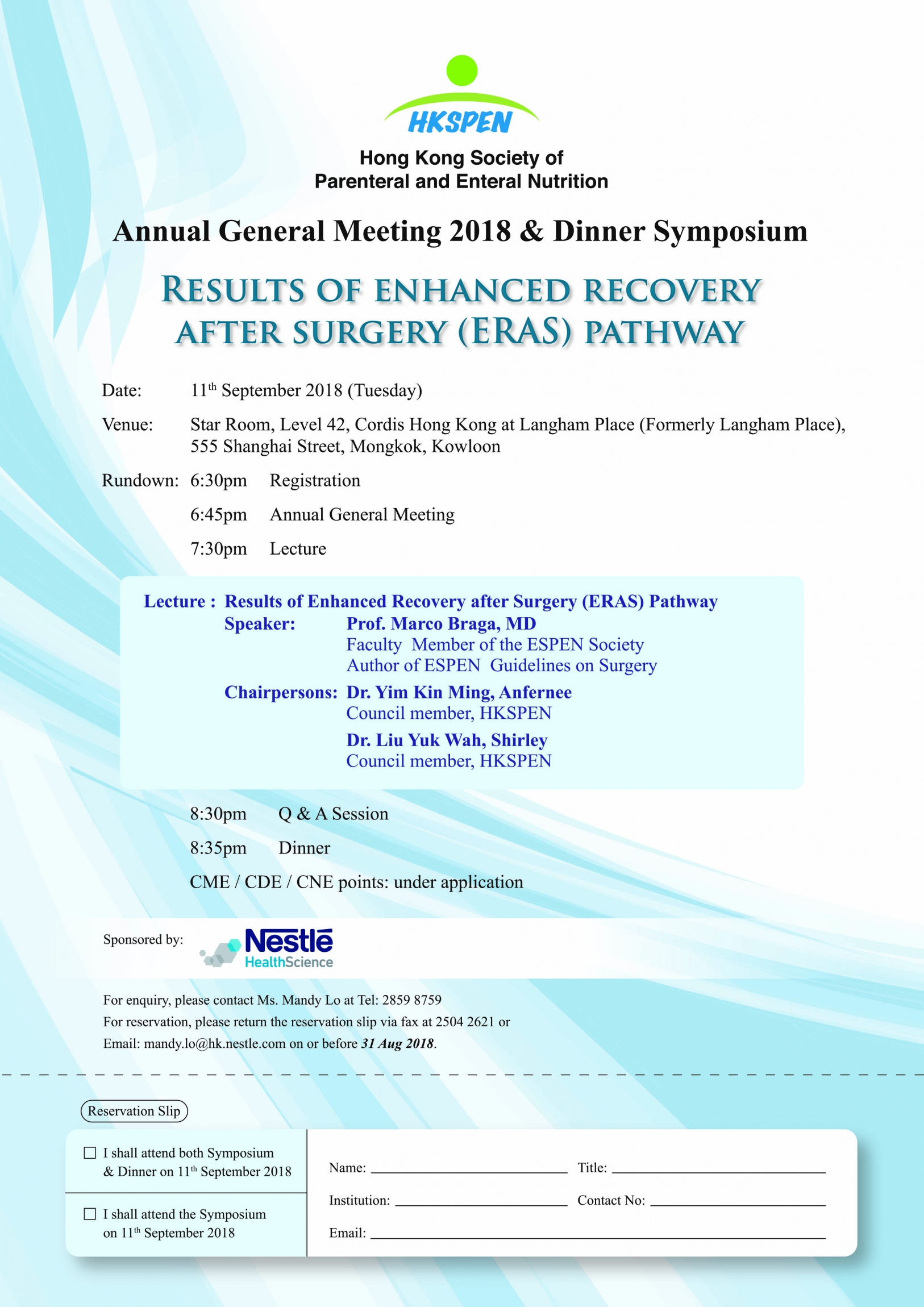 Self Photos / Files - HKSPEN Dinner Symposium on 11 Sept 2018